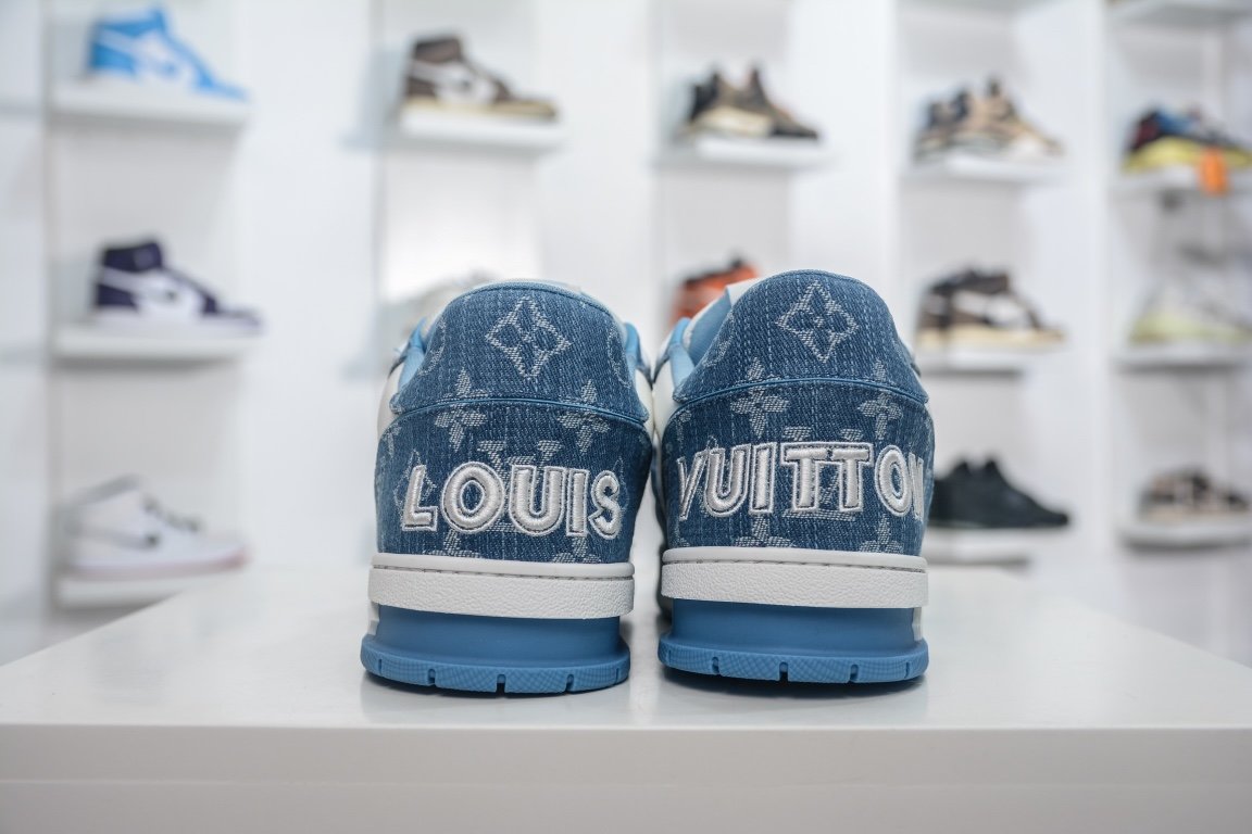 600 纯原全新LV路易威登Louis Vuitton Trainer Sneaker Low 篮球