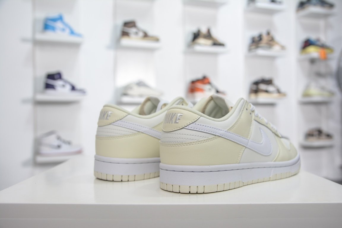 280 原装NK SB Dunk low“Coconut Milk”米黄配色  DJ6188-100