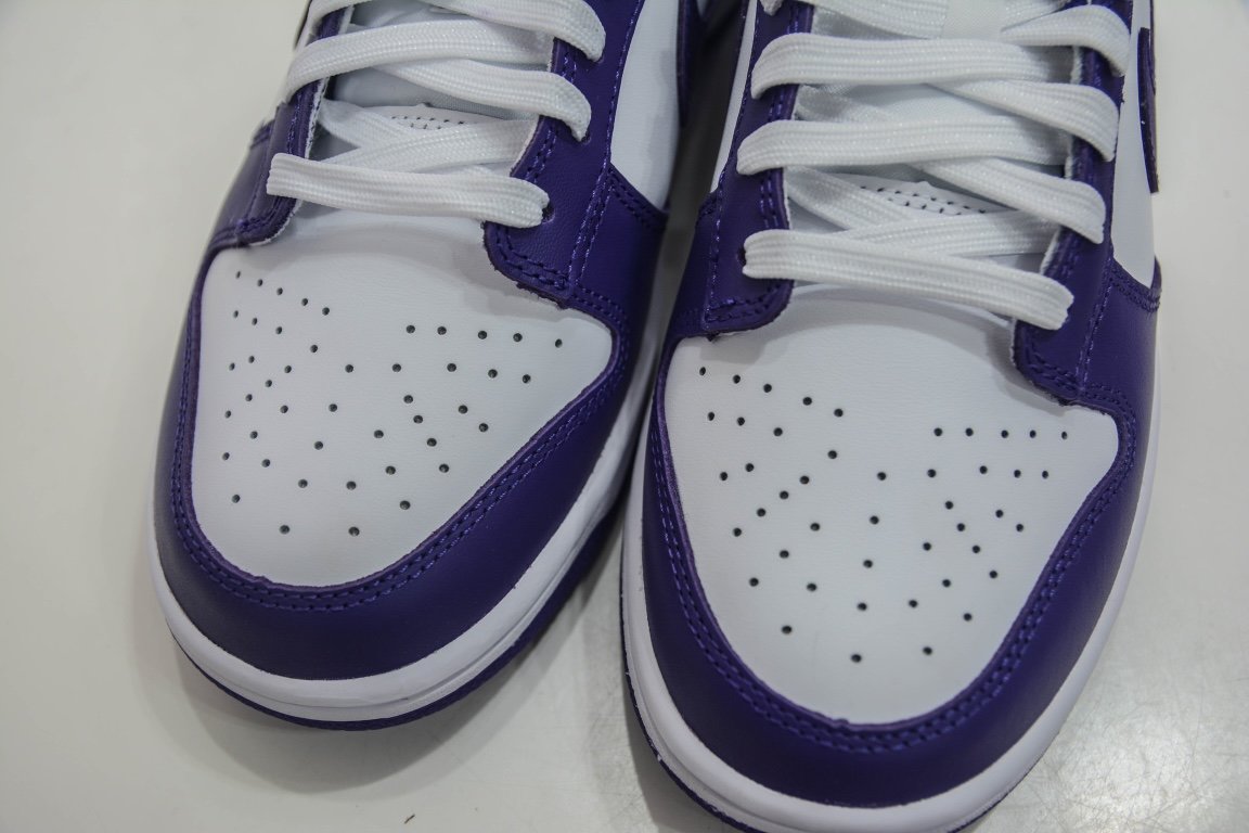 380 纯原 Nike Dunk Low "Court Purple" 白紫 DD1391-104