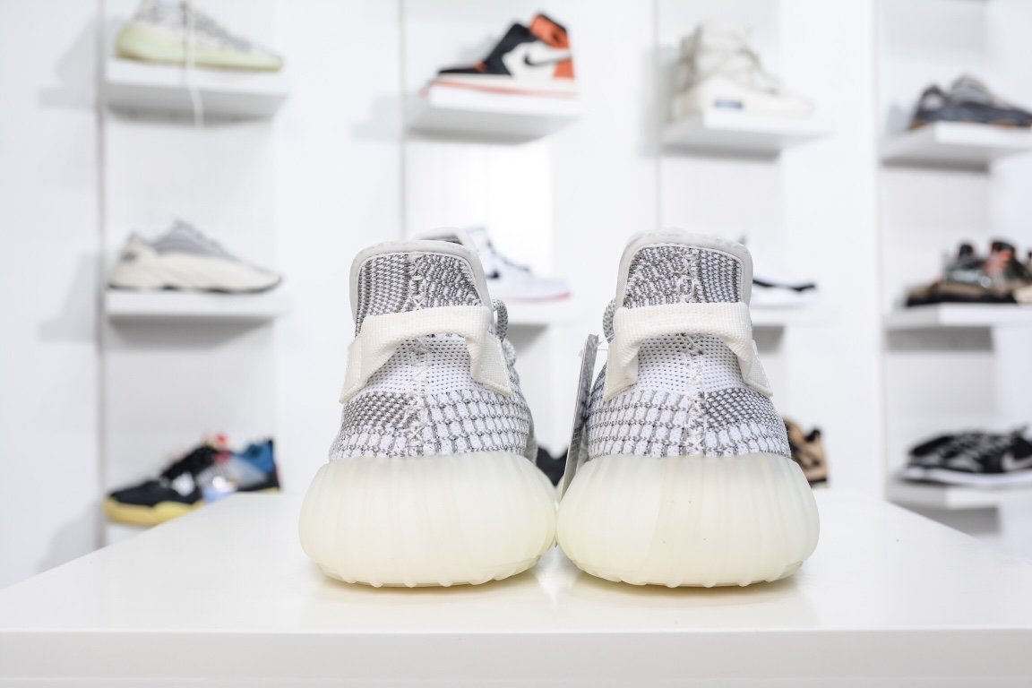 190 Adidas Yeezy Boost 350V2 Static 白天使 EF2905