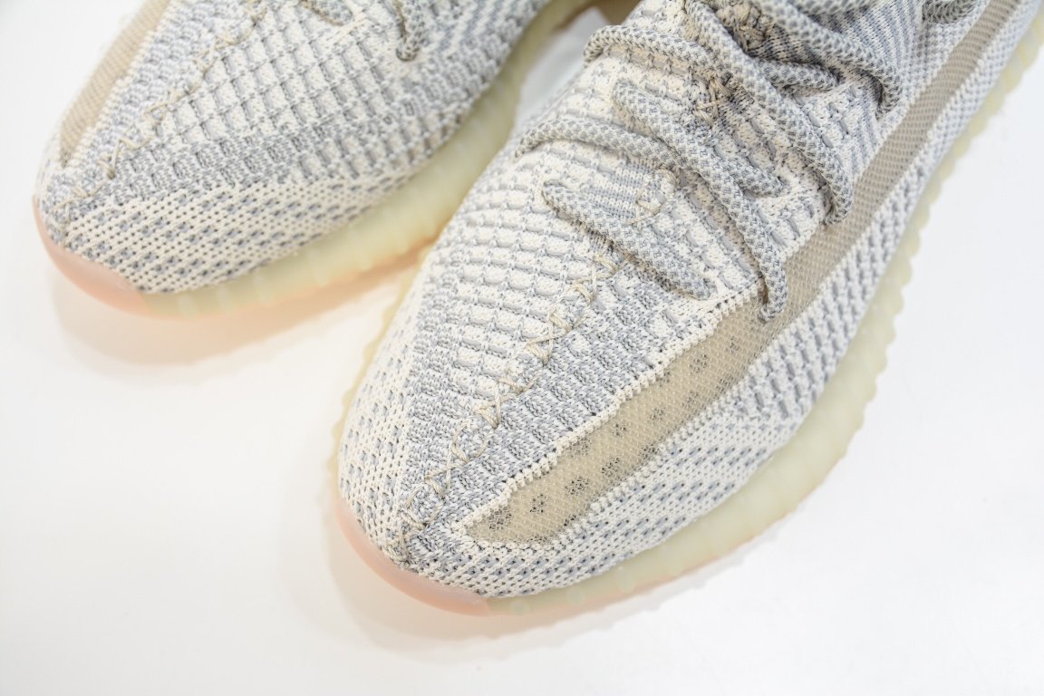 190 Adidas Yeezy Boost 350V2 Lundmark 须白天使 FU9161