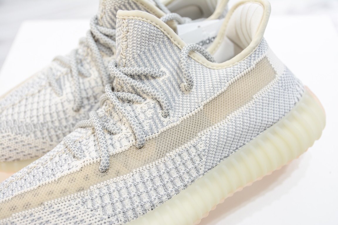 190 Adidas Yeezy Boost 350V2 Lundmark 须白天使 FU9161