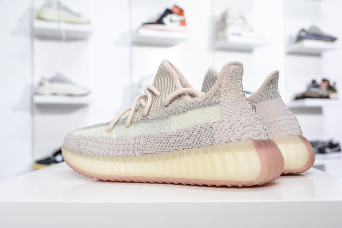 210 Adidas Yeezy Boost 350V2 天鹅白满天星FW5318