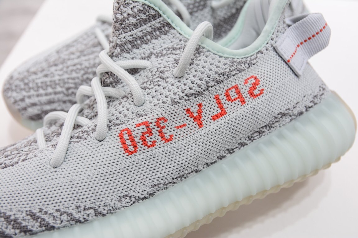 190 Adidas Yeezy Boost 350V2 “Blue Tint”冰蓝 可燃冰 B37571