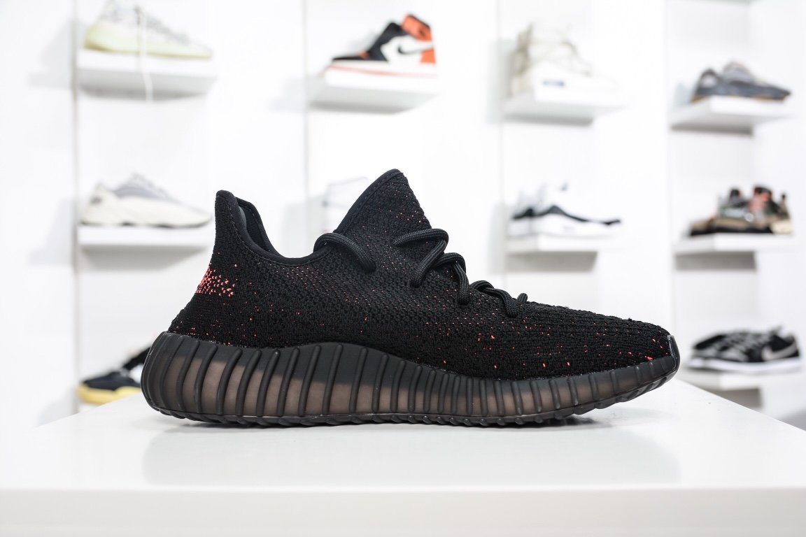 190 Adidas Yeezy Boost 350V2 黑粉  BY9612