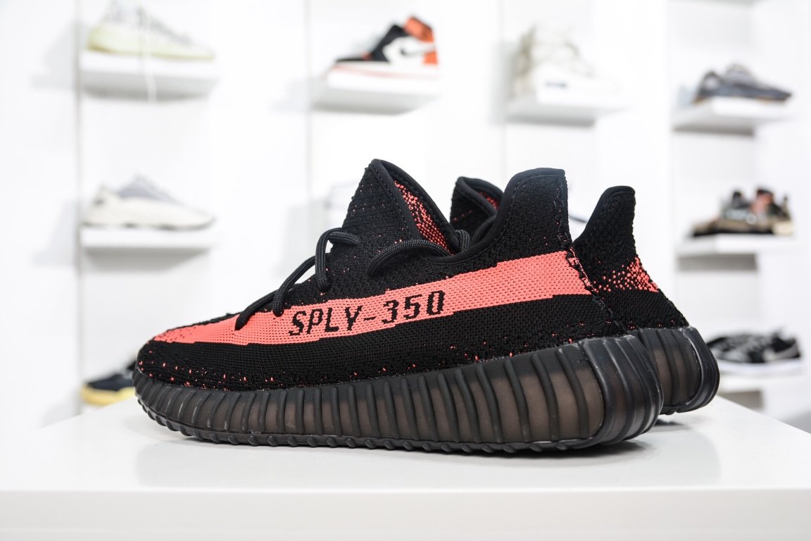 190 Adidas Yeezy Boost 350V2 黑粉  BY9612