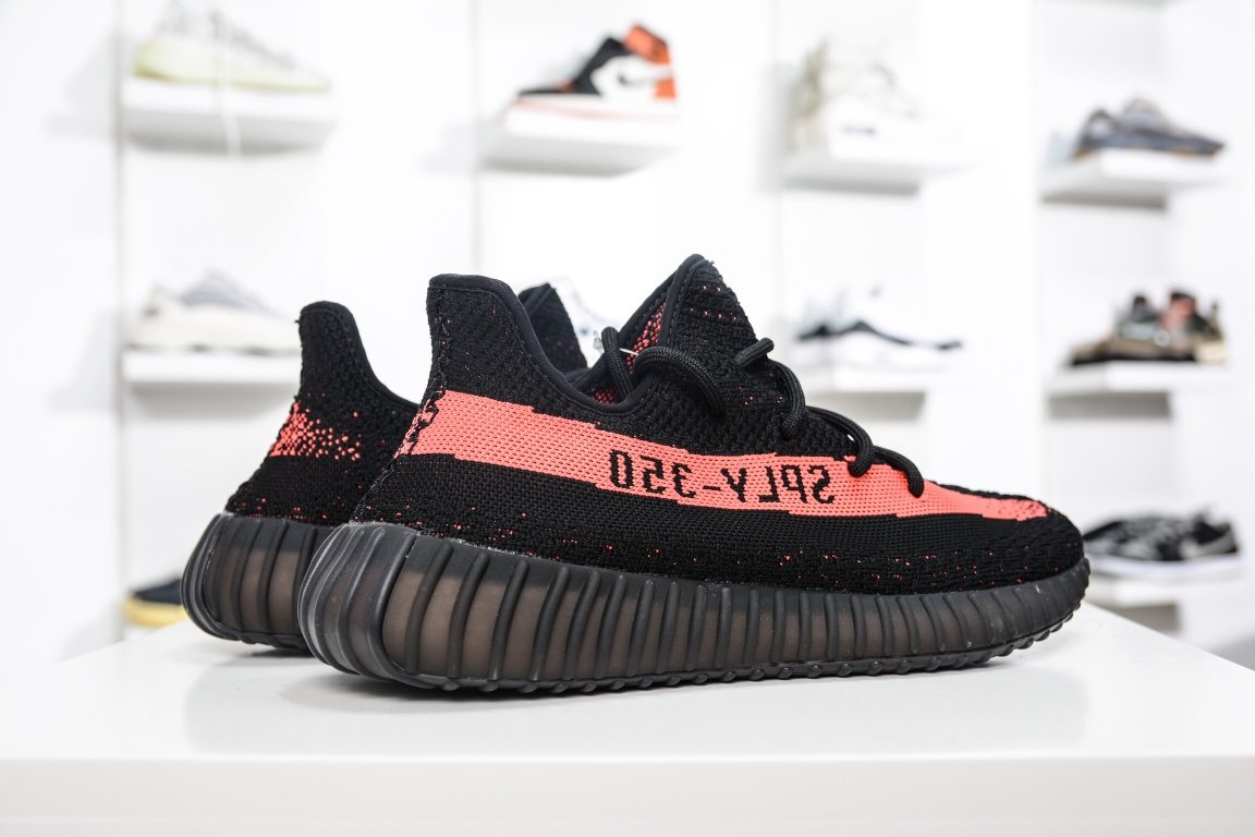 190 Adidas Yeezy Boost 350V2 黑粉  BY9612