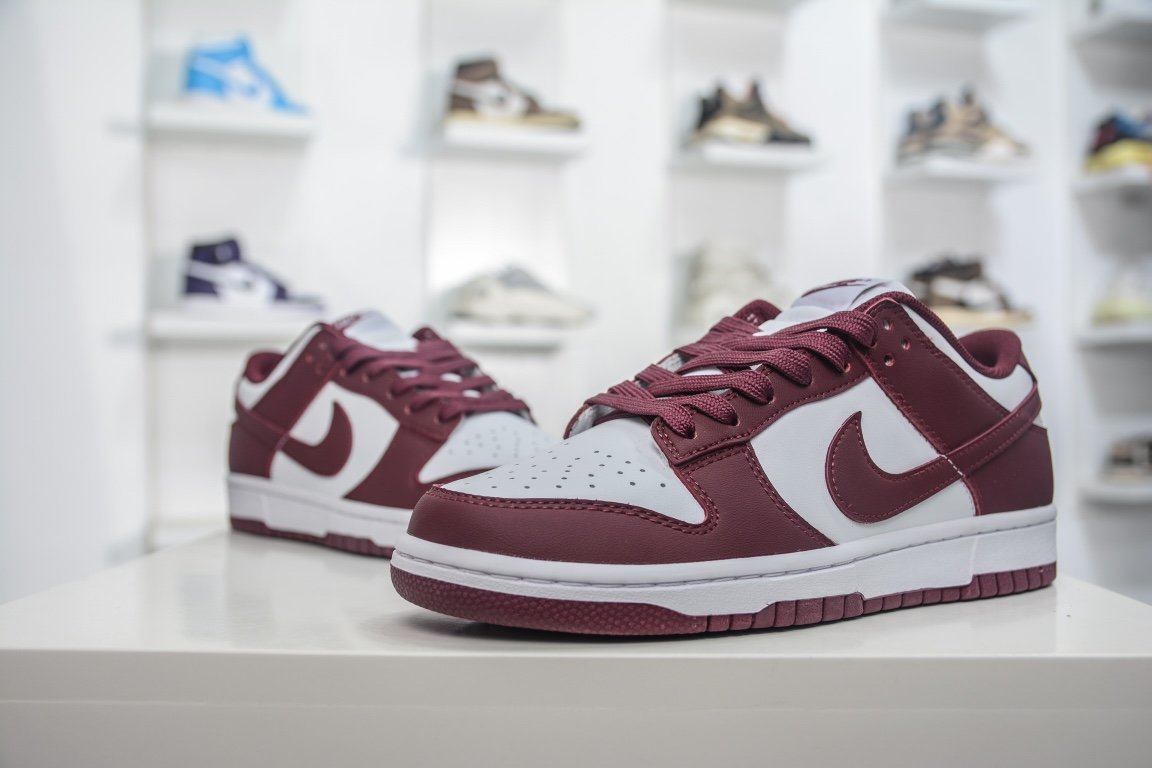 280 大厂出品NK Dunk Low"Dark Beetroot"酒红 DD1503-108