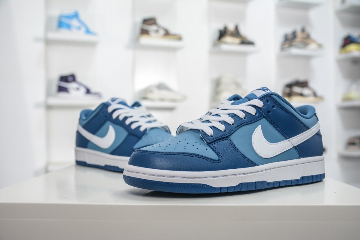 280 大厂出品NK Dunk Low"" "Dark Marina Blue"海蓝 DJ6188 400