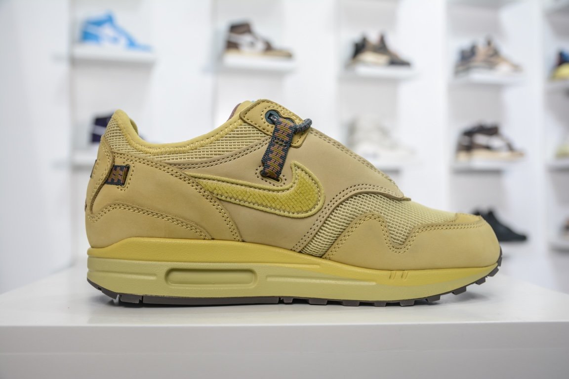 480  Travis Scott x Nike Air Max 1 "Saturn Gold"倒钩联名DO9392-700