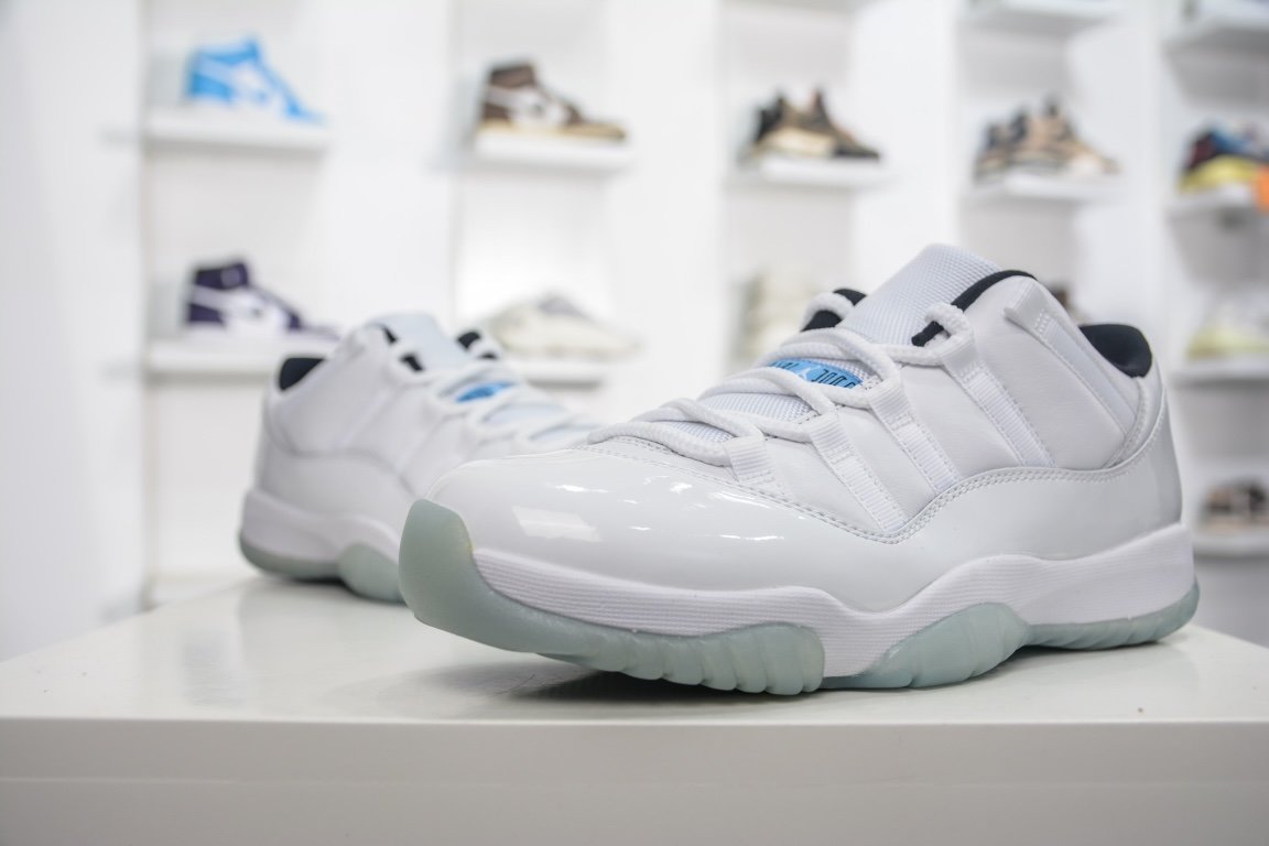 240 大厂特价Air Jordan 11 Retro Low "Legend Blue" AJ11乔11 传奇蓝 低帮男子文化篮球鞋 AV2187-117