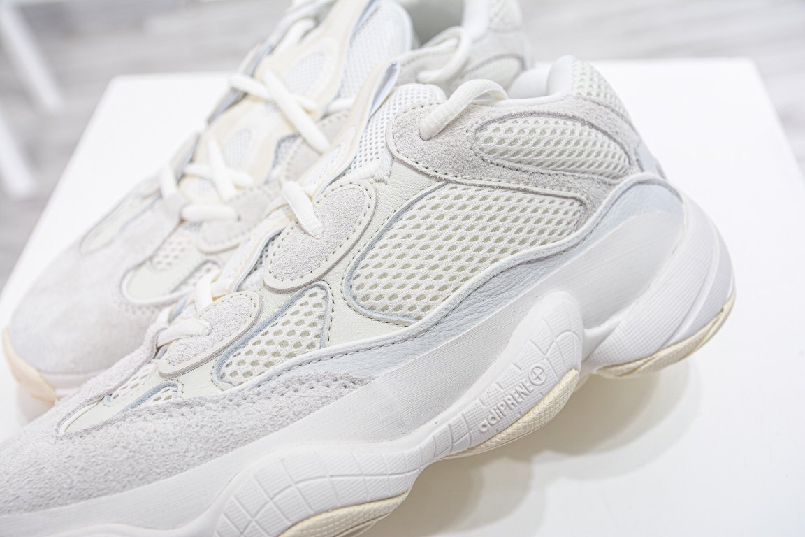 300 外贸 全新批次出货 Adidas Yeezy500 “Bone White” 骨白FV3573