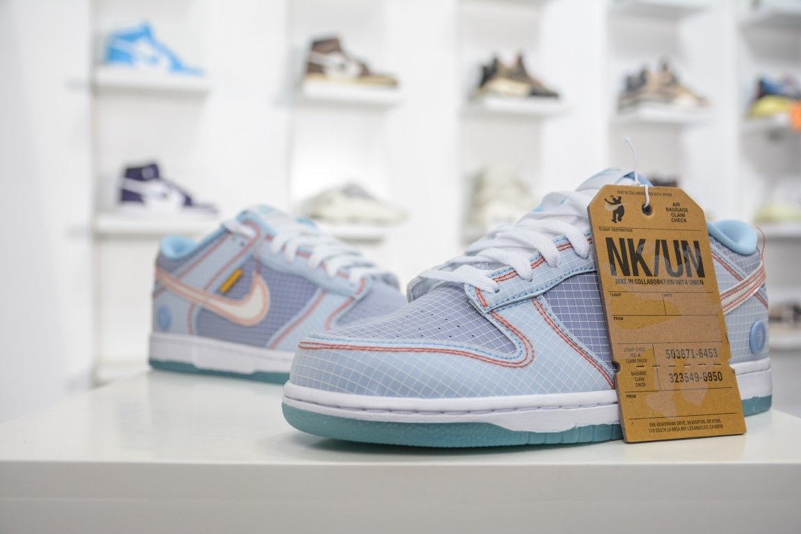 420 纯原出货Union x Nike Dunk Low 原楦打造完美鞋型  DJ9649-400