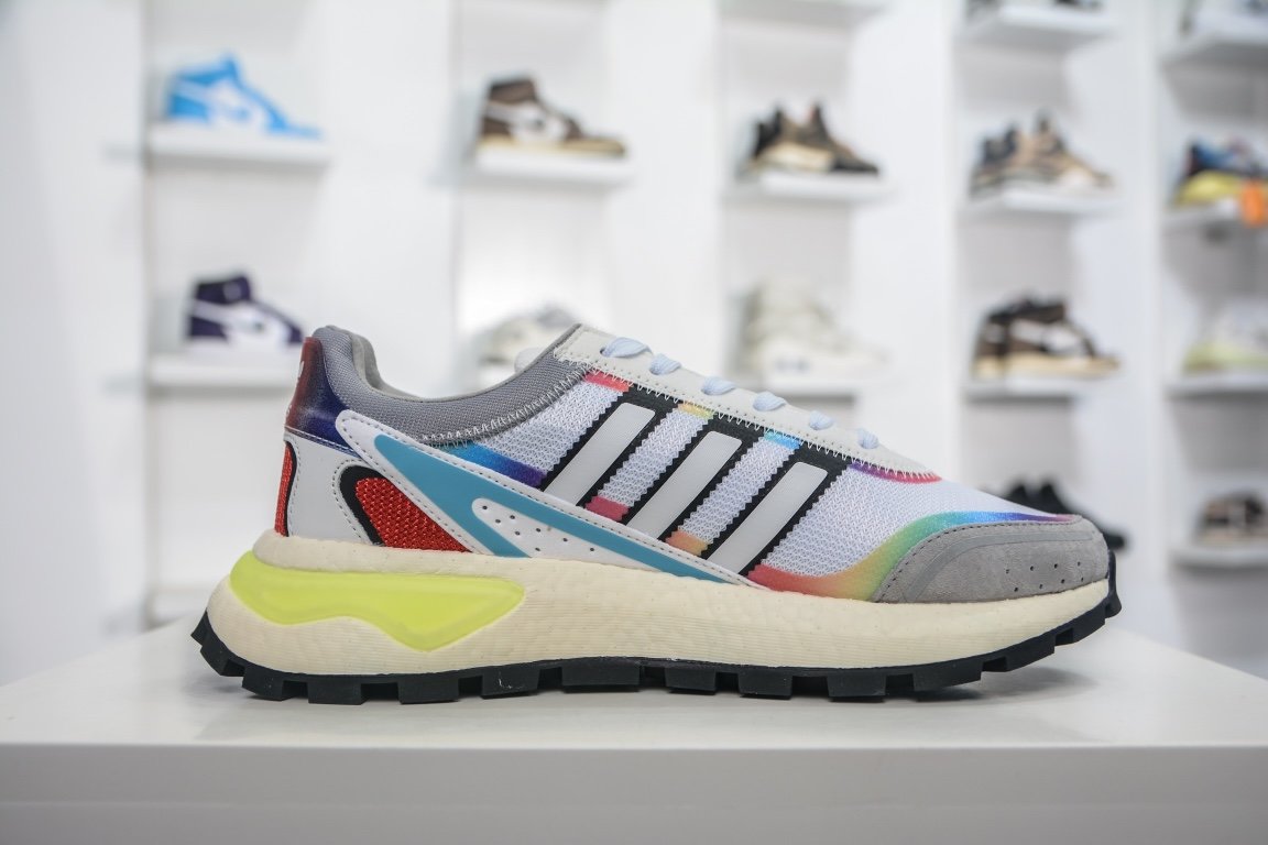 230 Adidas Retropy P9 纯原爆米花中底 官方同步上架复古运动休闲跑步鞋H03084