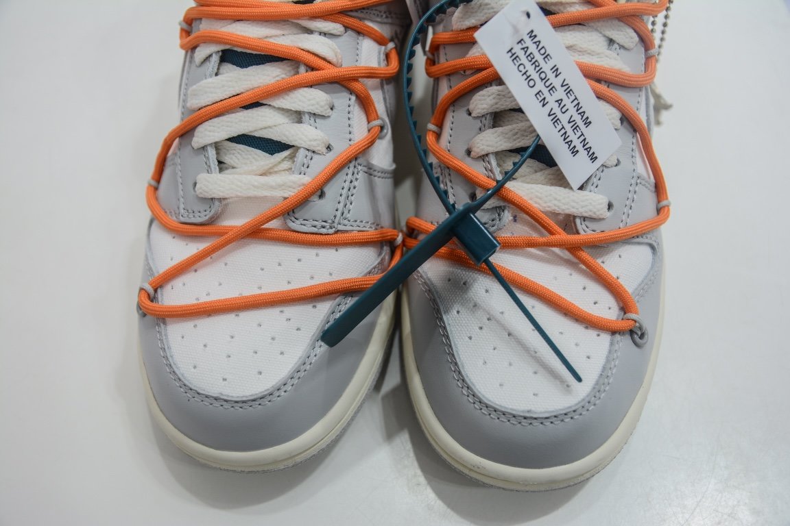 420 【核心主推】 新特供市面唯一天花板级别 Off-White x Nike Dunk Low "The 50" No.44 灰白DM1602-104