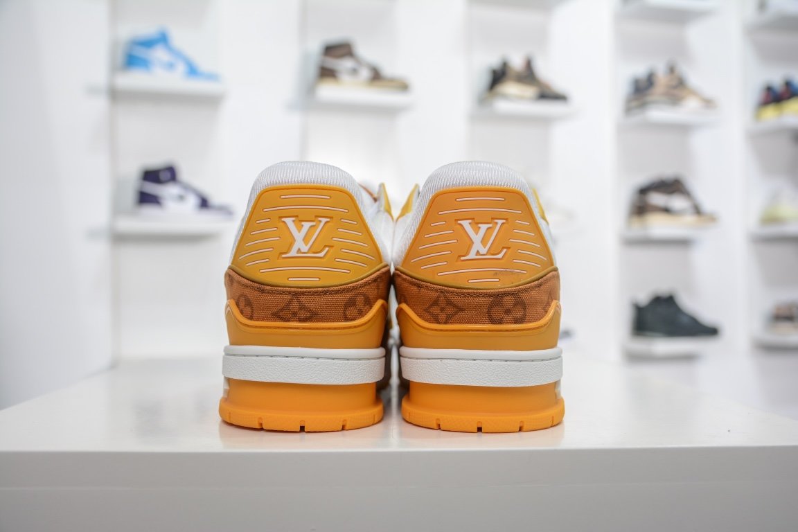 600 Virgil Abloh亲自操刀设计全新LV路易威登Louis Vuitton Trainer Sneaker Low休闲运动文化百搭篮球板鞋