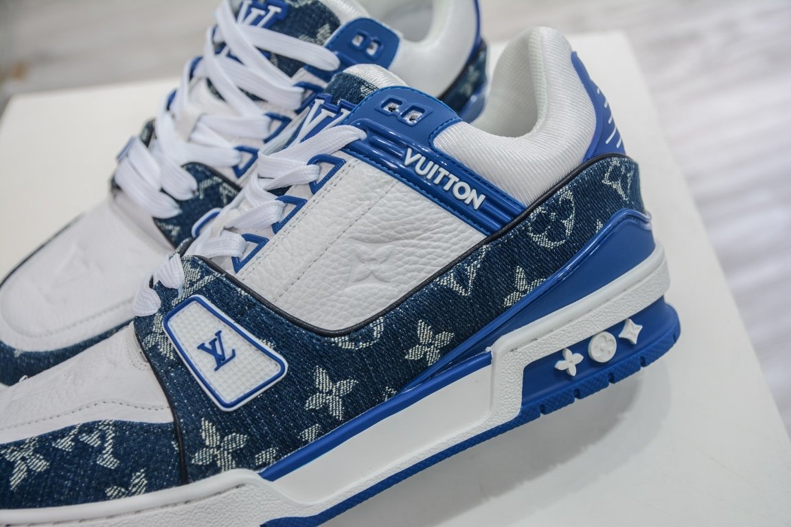 600 路易威登Louis Vuitton Trainer Sneaker Low休闲运动文化百搭篮球板鞋