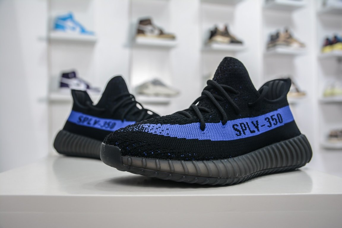 200 Yeezy 350V2 黑蓝GY7164