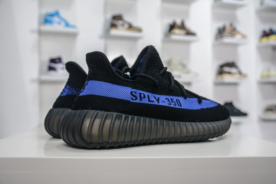 200 Yeezy 350V2 黑蓝GY7164