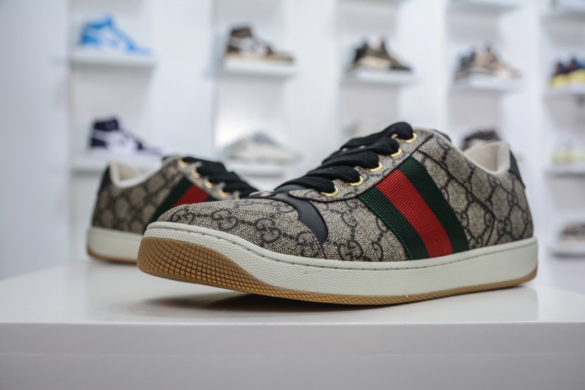 480  Gucci Distressed Screener sneaker古驰小脏鞋系列