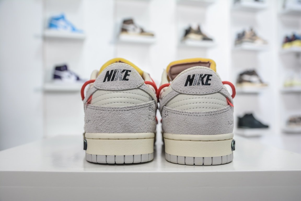 420 【核心主推】 新特供市面唯一天花板级别 Off-White x Nike Dunk Low "The 50" No.1 灰白 DJ0950-118