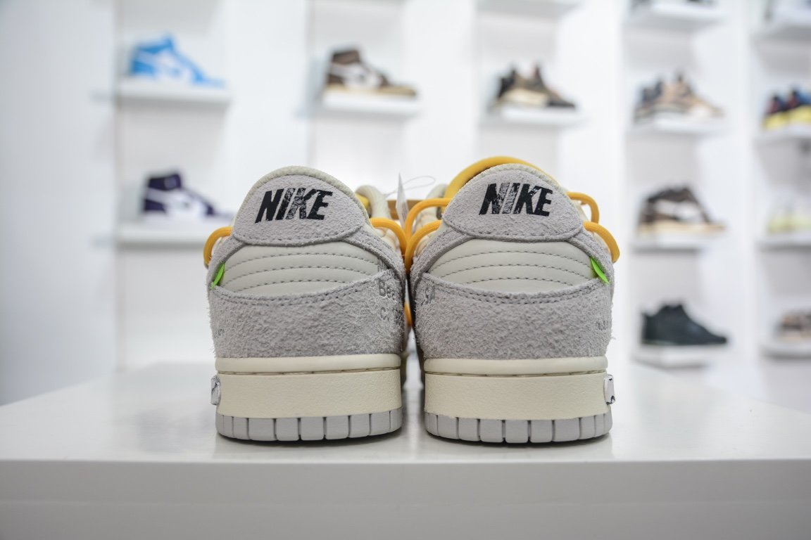 420 【核心主推】 新特供市面唯一天花板级别 Off-White x Nike Dunk Low "The 50" No.39 灰白 DJ0950-109