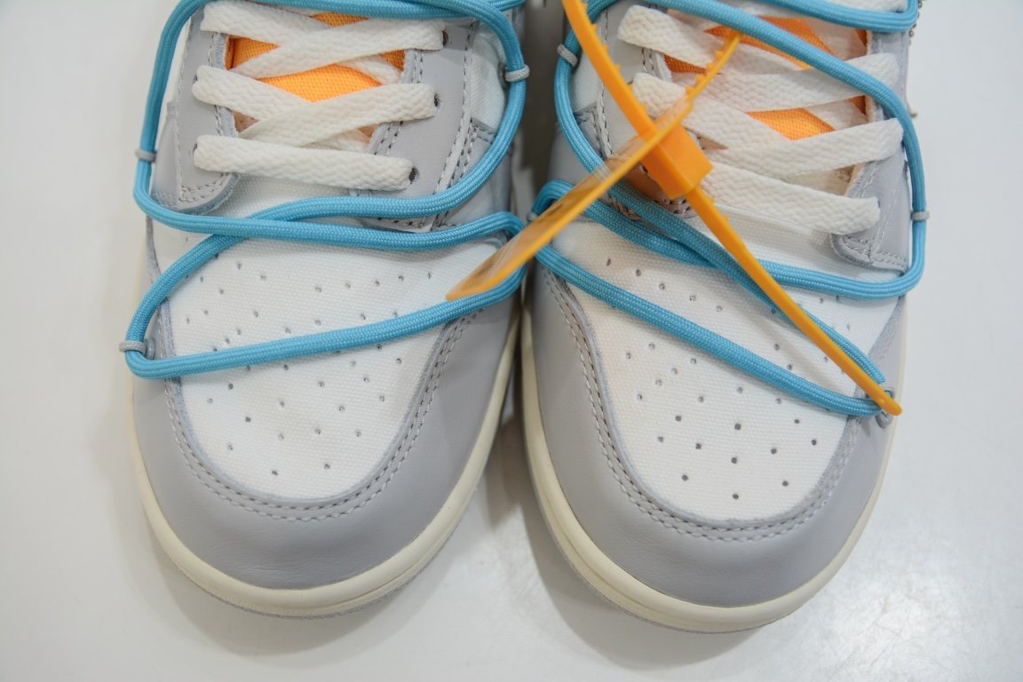 420 【核心主推】 新特供市面唯一天花板级别 Off-White x Nike Dunk Low "The 50" No.02 灰白 DM1602-115