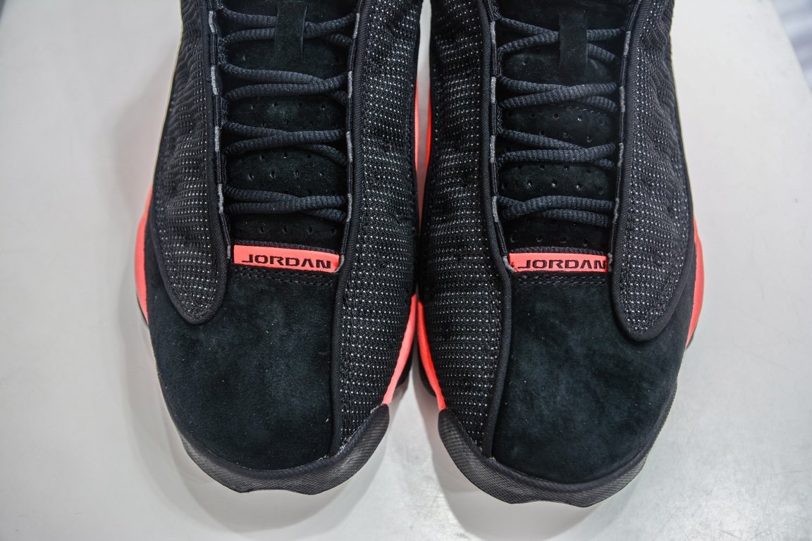 450  凝结集团品牌CLOT x Air Jordan XIII 13 Low "INFRA-BRED" 黑红AJ13兵马俑二代AT3102-006