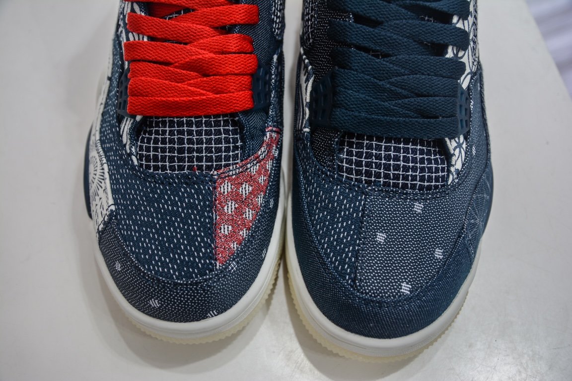 380 东莞大厂出品耐克Nike Air Jordan 4 Retro SE XQ "Sashiko" 日本刺子绣鸳鸯CW0898-400