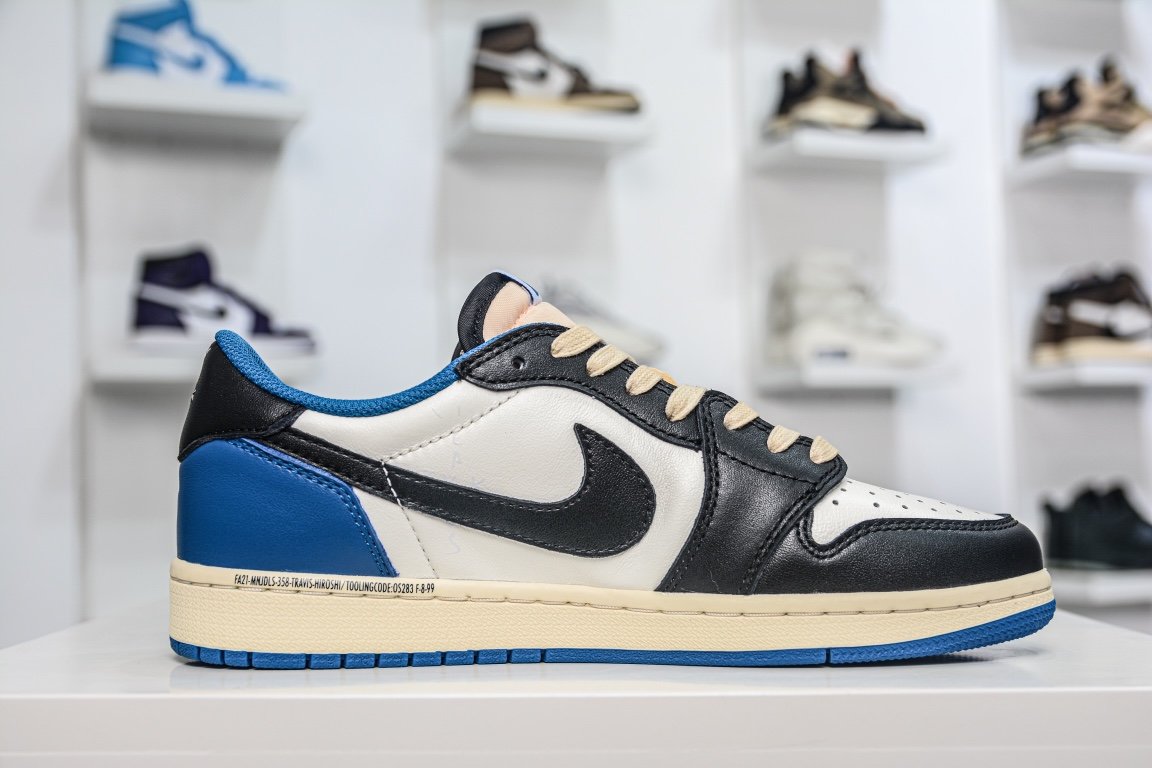 280 Travis Scott x Fragment Design x Air Jordan 1 Low 藤原浩三方联名DM7866-140