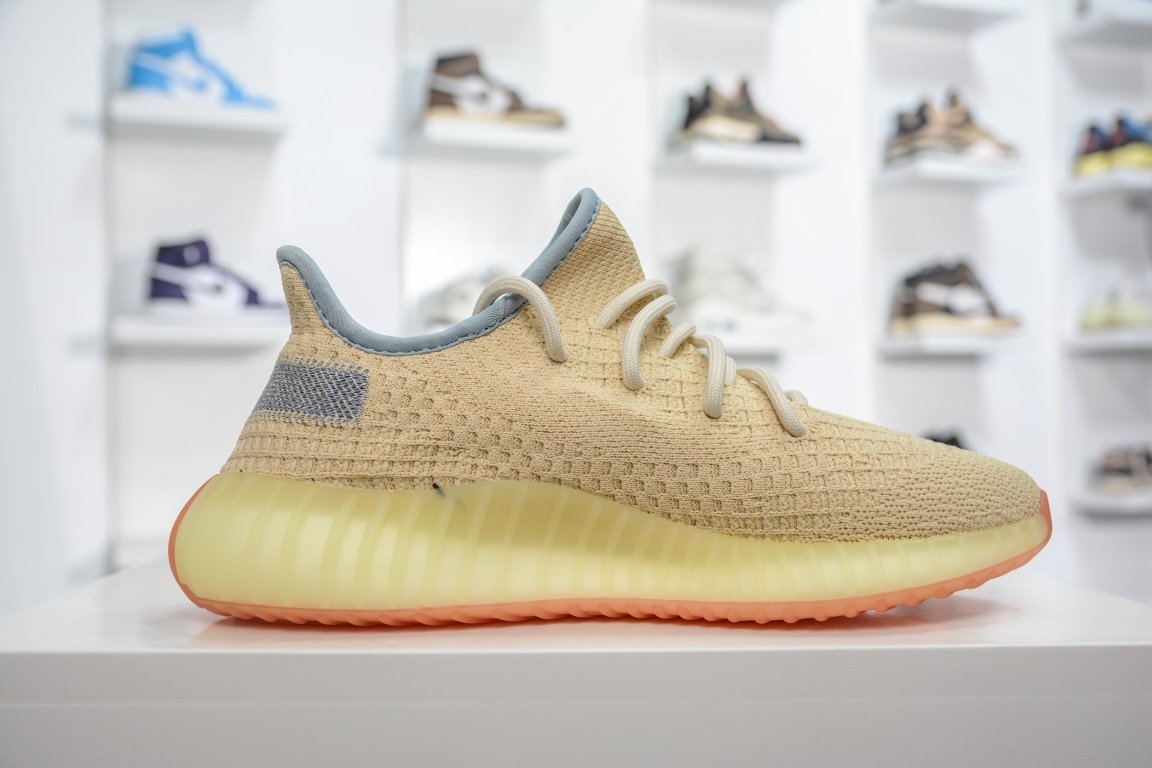 280 Yeezy 350v2 Linen 麻布 奶油  FY5158