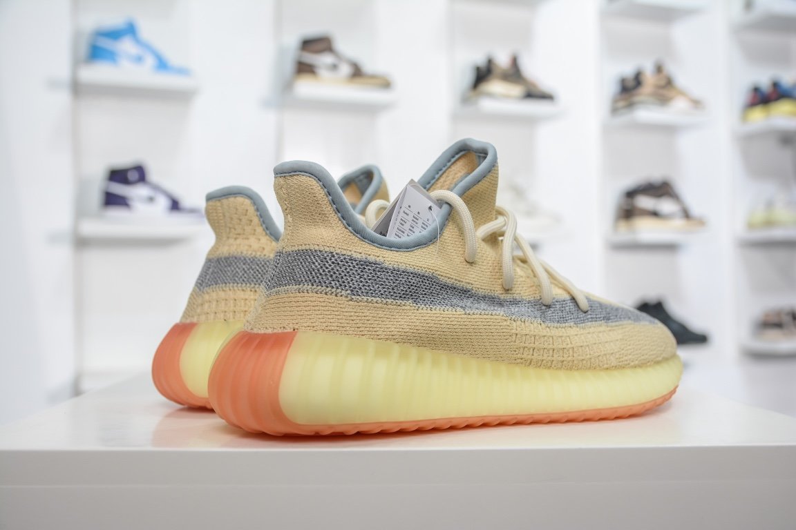 280 Yeezy 350v2 Linen 麻布 奶油  FY5158