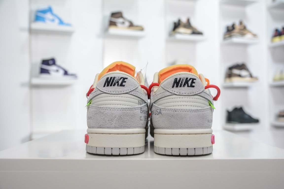 380 独家纯原给足优势 Off-White x Nike Dunk Low "The 50" No.40 灰白DJ0950-103