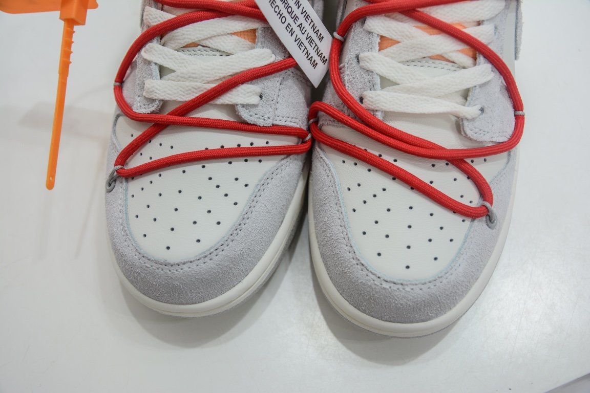 380 独家纯原给足优势 Off-White x Nike Dunk Low "The 50" No.40 灰白DJ0950-103