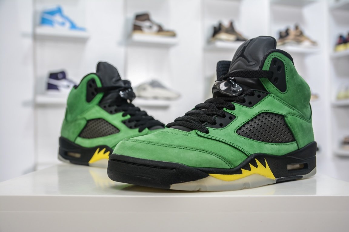 280 Air Jordan 5 SE Apple Green 俄勒冈CK6631-307