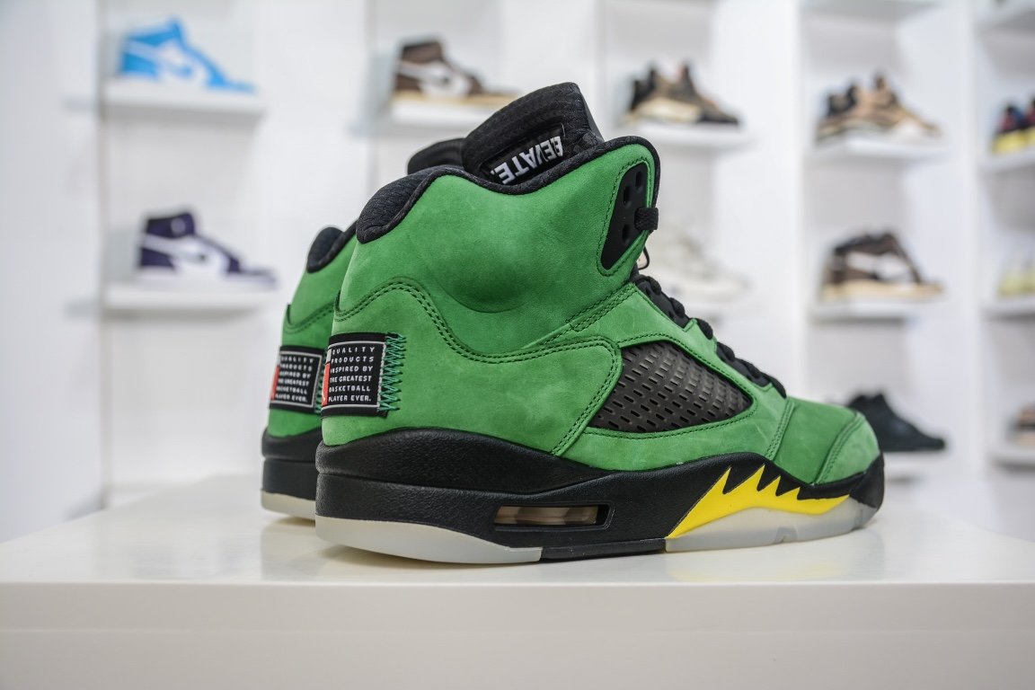 280 Air Jordan 5 SE Apple Green 俄勒冈CK6631-307