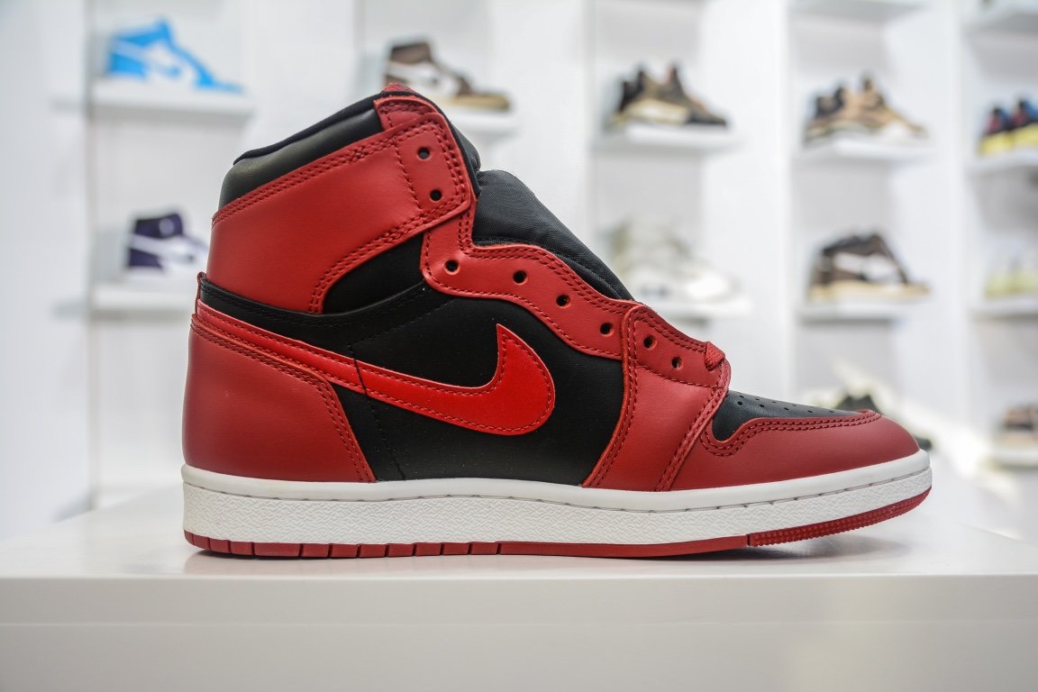 260 Air Jordan 1 High OG "Varsity Red" AJ1 高帮 反转黑红BQ4422-600