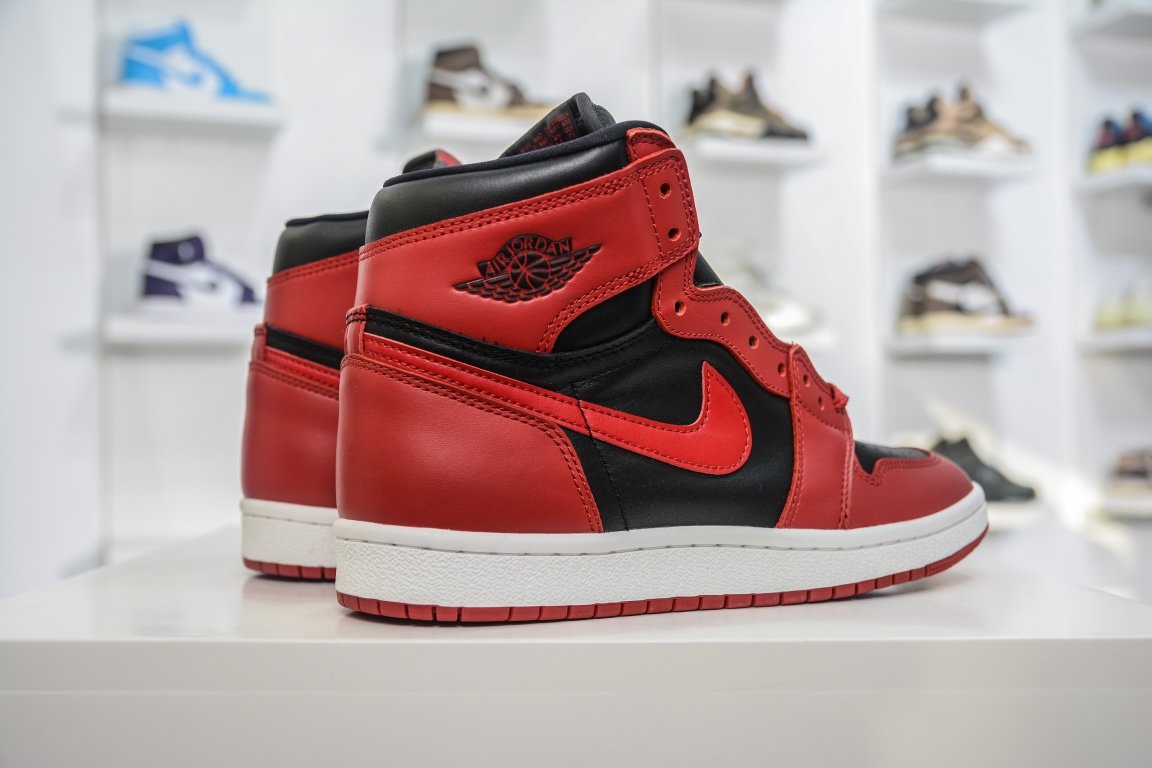 260 Air Jordan 1 High OG "Varsity Red" AJ1 高帮 反转黑红BQ4422-600