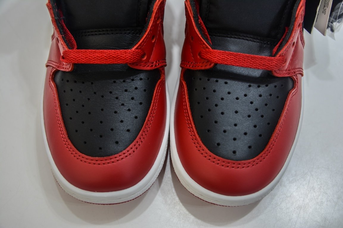 260 Air Jordan 1 High OG "Varsity Red" AJ1 高帮 反转黑红BQ4422-600