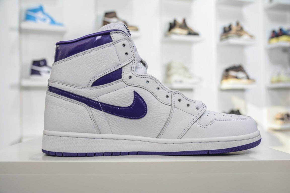 260 Air Jordan 1 High OG "Court Purple" AJ1 高帮 新白紫 CD0461-151