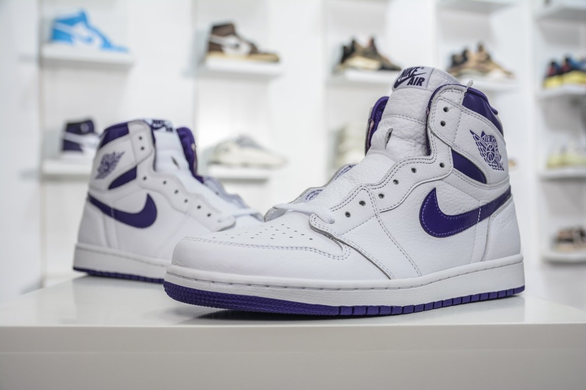 260 Air Jordan 1 High OG "Court Purple" AJ1 高帮 新白紫 CD0461-151