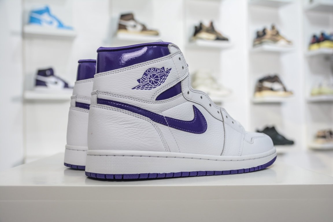 260 Air Jordan 1 High OG "Court Purple" AJ1 高帮 新白紫 CD0461-151