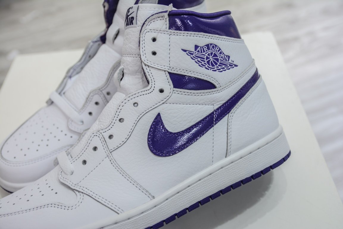 260 Air Jordan 1 High OG "Court Purple" AJ1 高帮 新白紫 CD0461-151