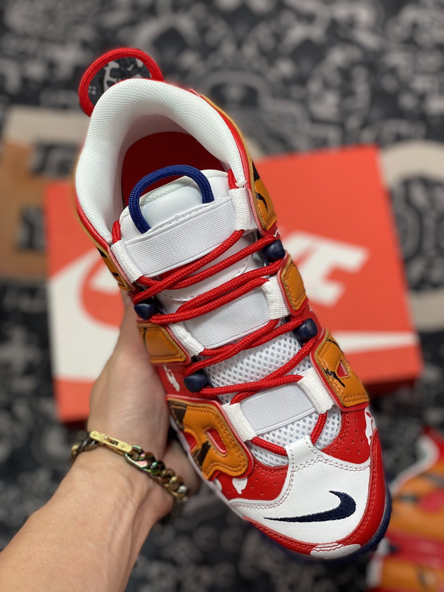 260 Nike Air More Uptempo OG外星人皮蓬全掌气垫篮球鞋  CZ7885-100