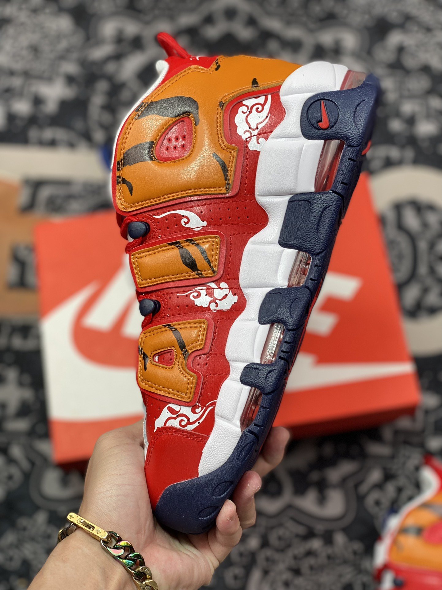 260 Nike Air More Uptempo OG外星人皮蓬全掌气垫篮球鞋  CZ7885-100