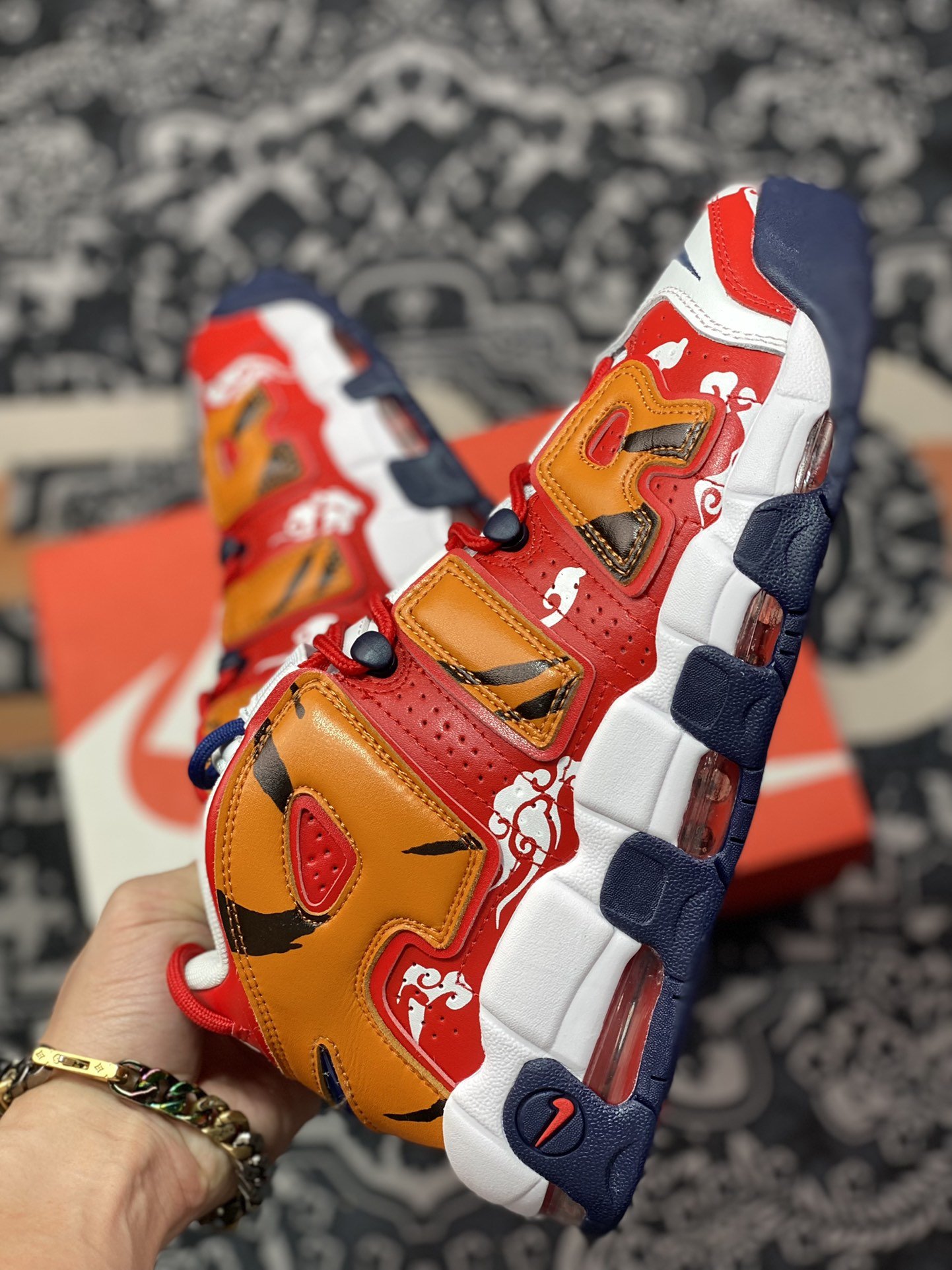 260 Nike Air More Uptempo OG外星人皮蓬全掌气垫篮球鞋  CZ7885-100