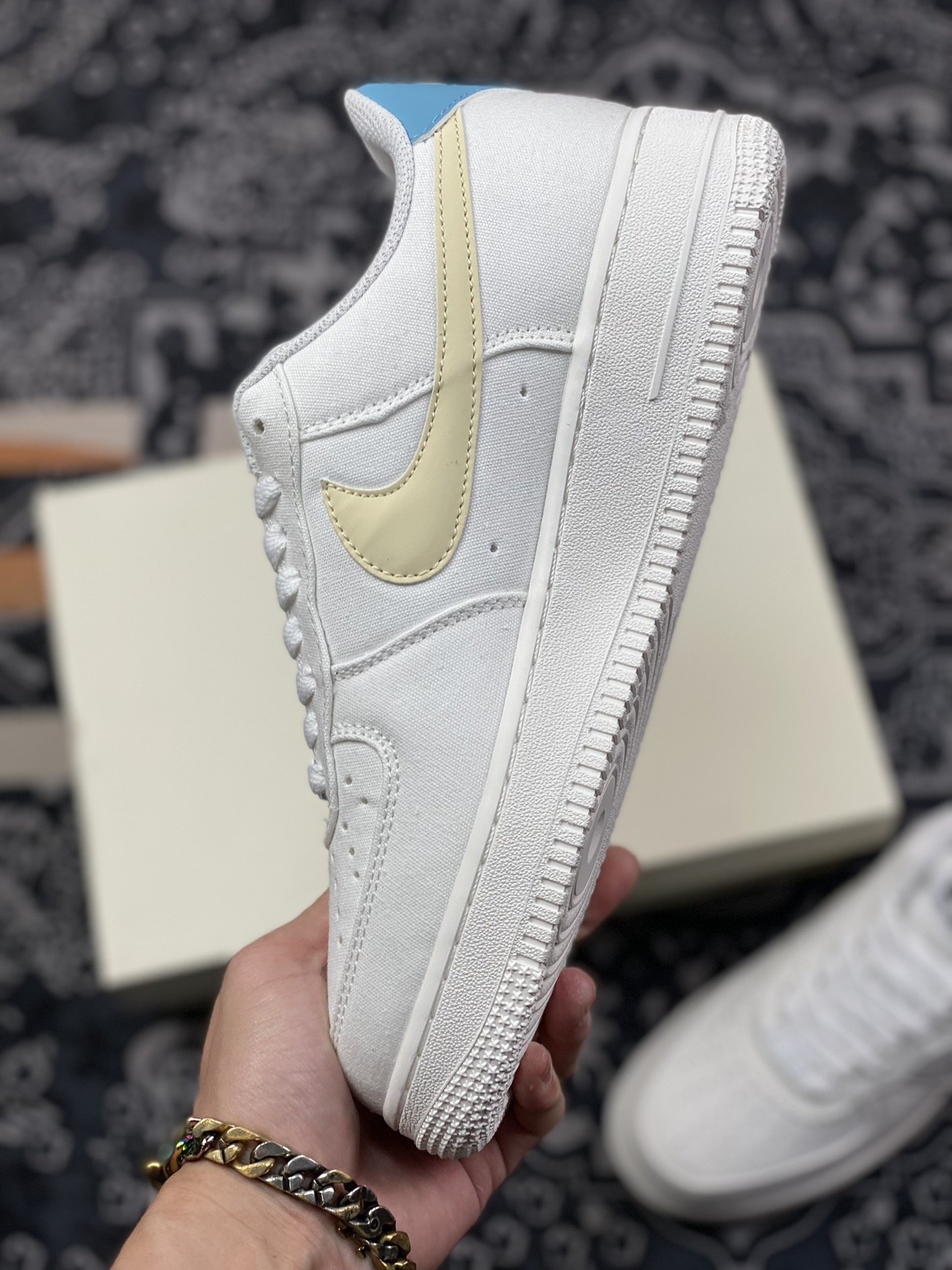 220 Nike Air Force 1 ’07 米兰布 空军一号低帮休闲板鞋 DG2296-006