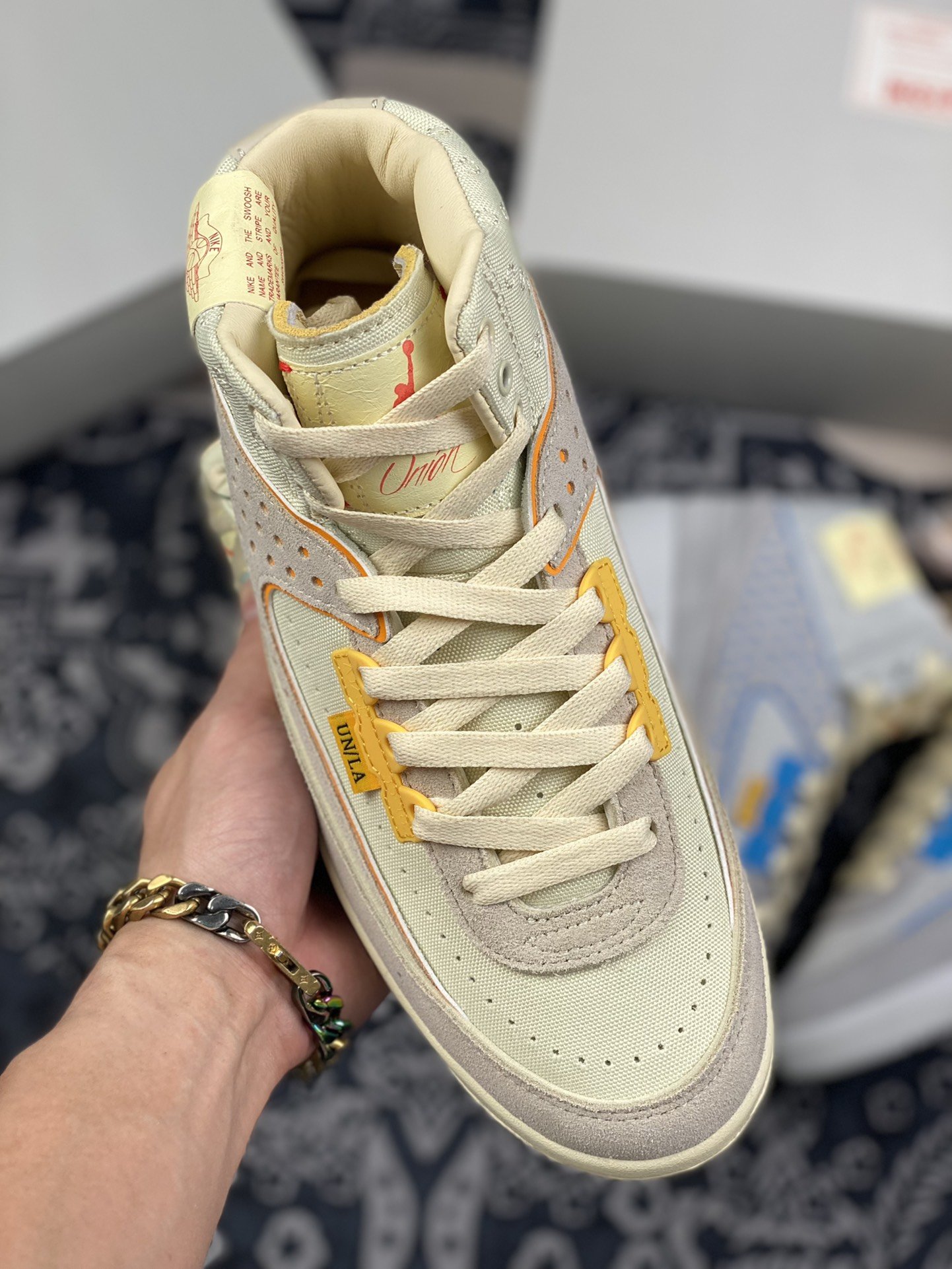 240 Union x Air Jordan 2 “Grey Fog” 联名米黄色迈克尔·乔丹乔丹2代 DN3802-200