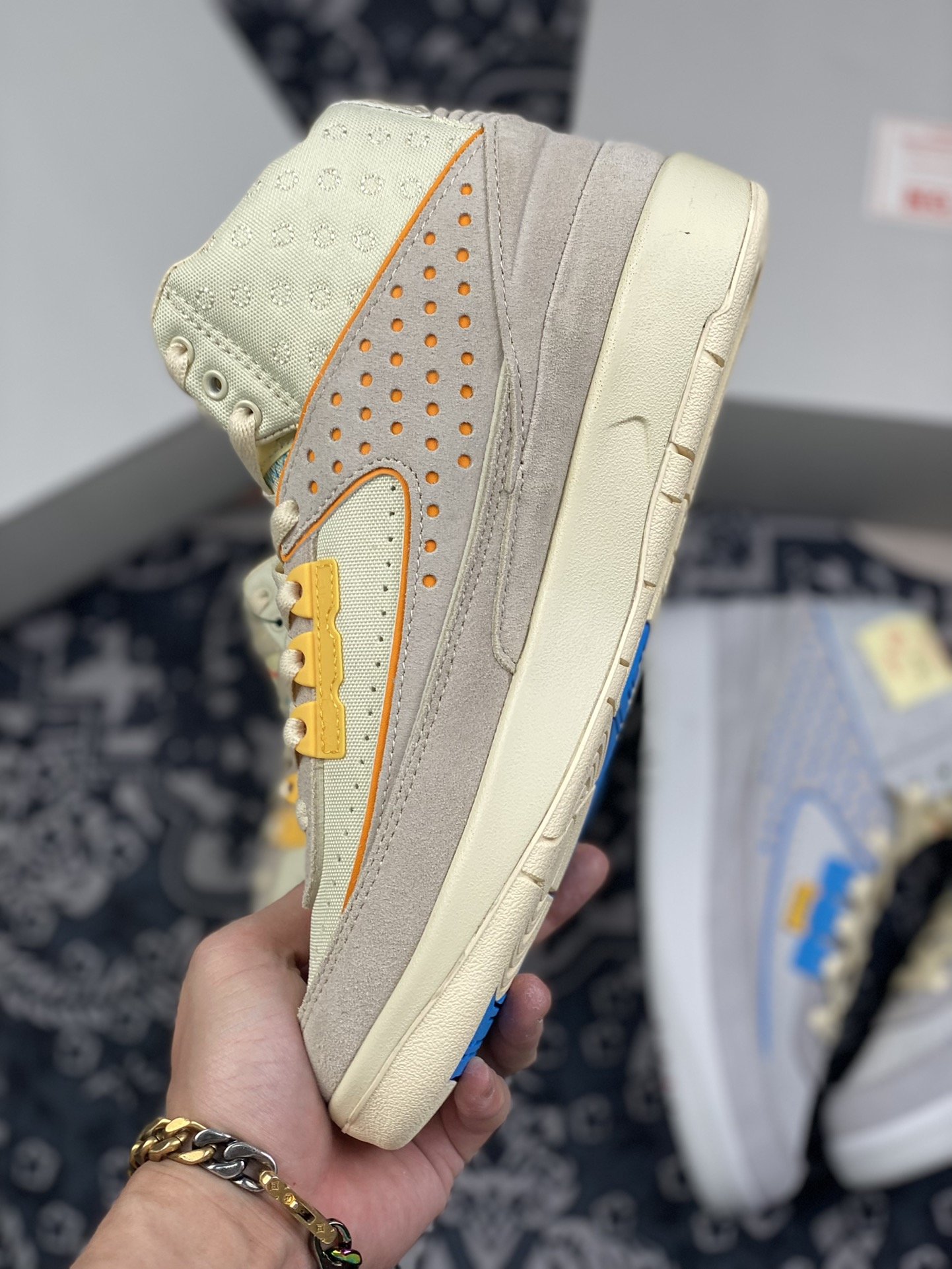 240 Union x Air Jordan 2 “Grey Fog” 联名米黄色迈克尔·乔丹乔丹2代 DN3802-200