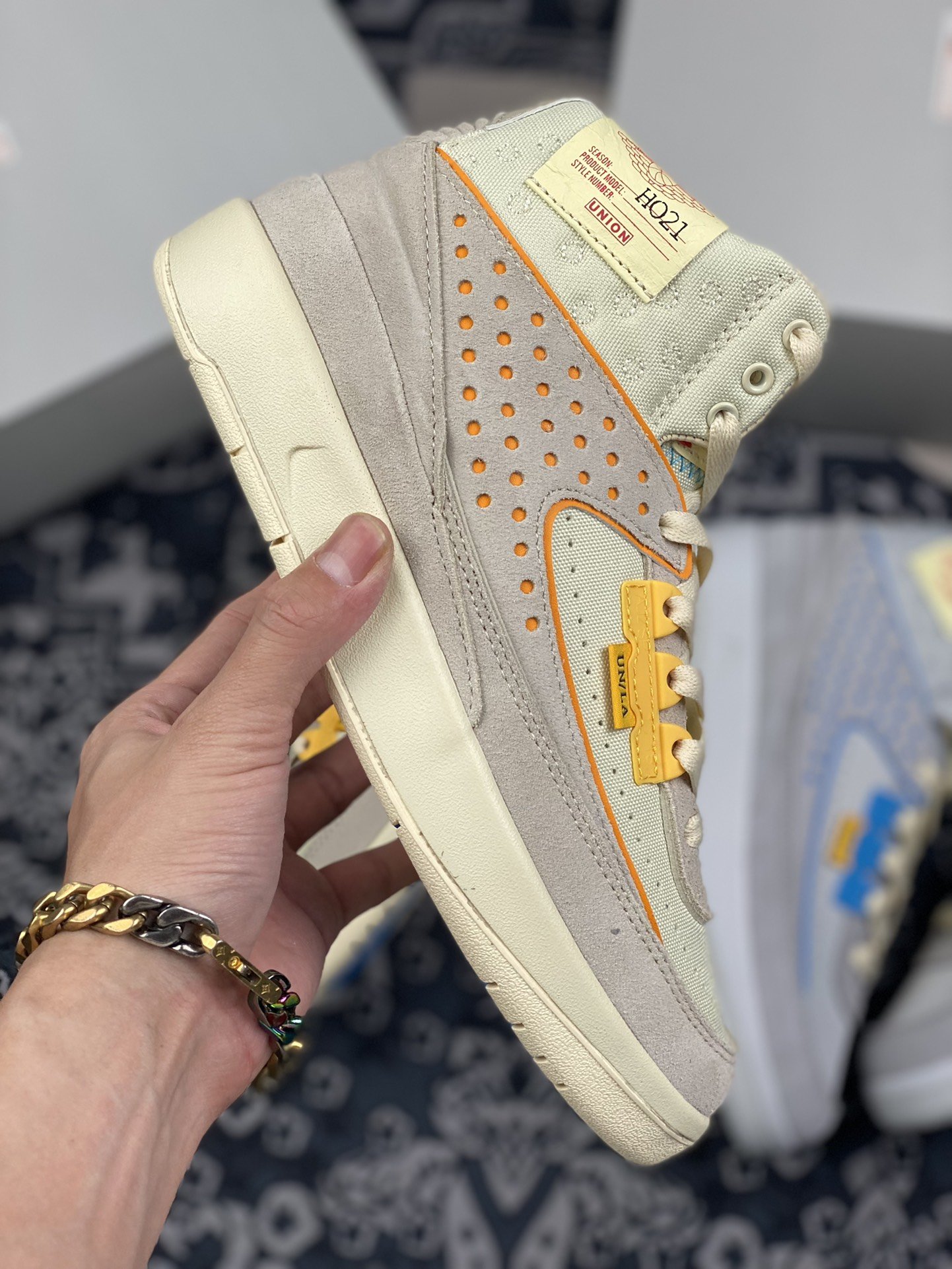 240 Union x Air Jordan 2 “Grey Fog” 联名米黄色迈克尔·乔丹乔丹2代 DN3802-200